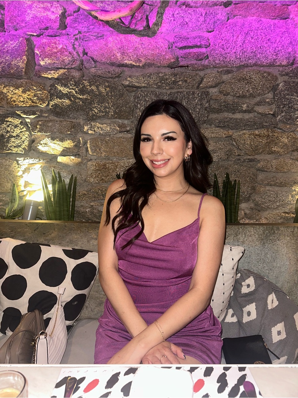 Rolla Coster Fuchsia Slip Mini Dress